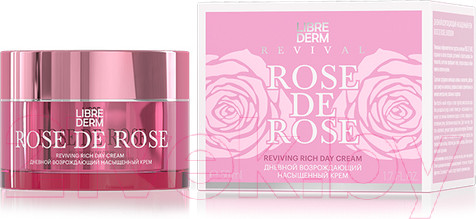 Изображение товара Крем для лица Librederm Rose De Rose возрождающий дневной насыщенный (50мл)