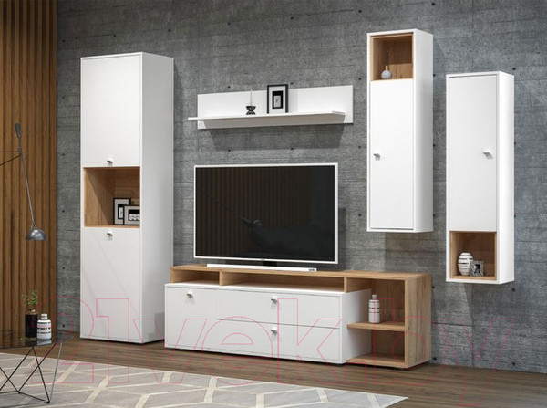 Изображение товара Полка Mobi Бэль 10.107 (белый премиум)