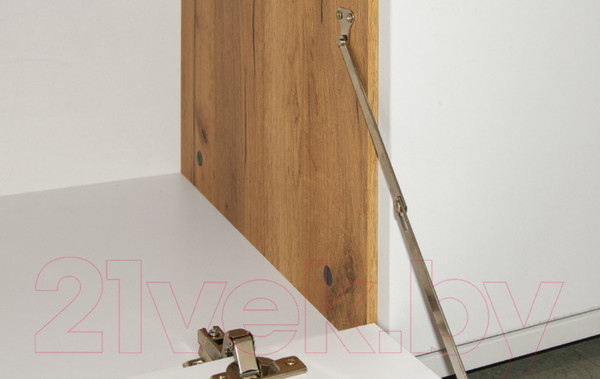 Изображение товара Тумба Mobi Бэль 10.91 (белый премиум/дуб золотой Craft)