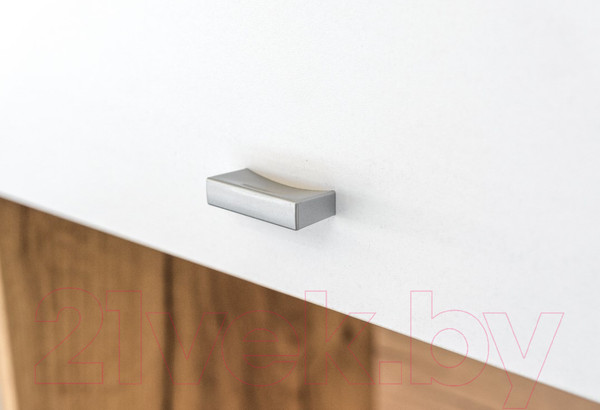 Изображение товара Тумба Mobi Бэль 10.92 (белый премиум/дуб золотой Craft)