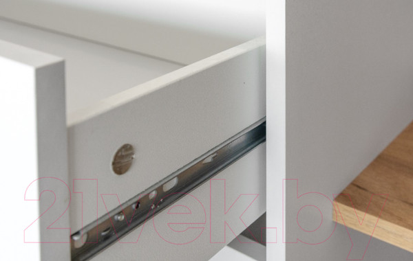 Изображение товара Тумба Mobi Бэль 10.92 (белый премиум/дуб золотой Craft)