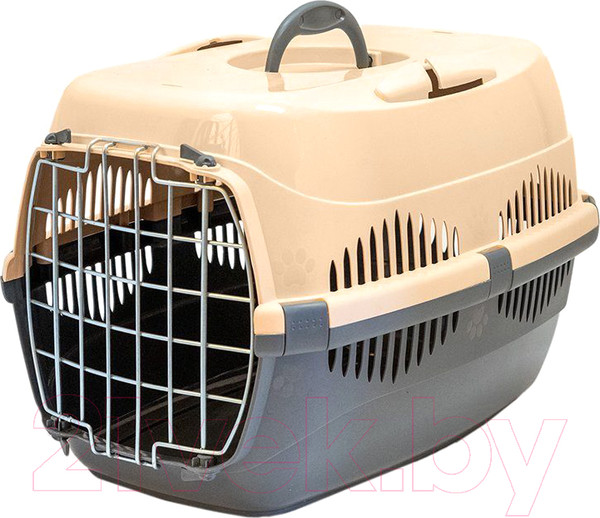 Изображение товара Переноска для животных ZooM Спутник-2 / 4092сер/песоч