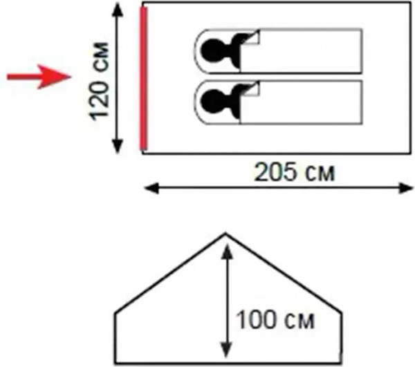 Изображение товара Палатка Totem Bluebird 2 V2 / TTT-015