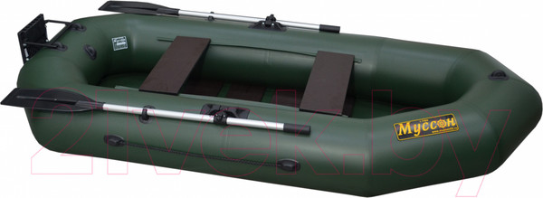 Изображение товара Надувная лодка Муссон R-260 PC TP (зеленый)