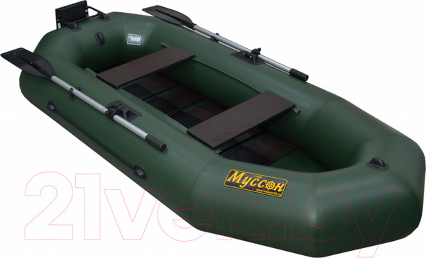 Изображение товара Надувная лодка Муссон R-260 PC TP (зеленый)