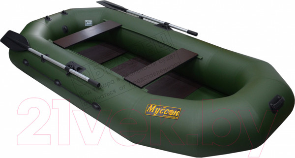 Изображение товара Надувная лодка Муссон Н-300 РС (серый)