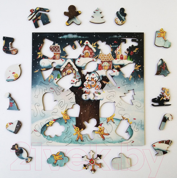 Изображение товара Пазл Нескучные игры Пряничное настроение / 8171