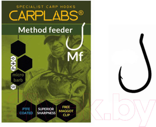 Изображение товара Набор крючков рыболовных Carplabs Method Feeder № 12 / 765101912-S (12шт)