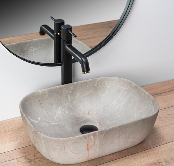 Изображение товара Умывальник REA Livia U3802 (бежевый камень)