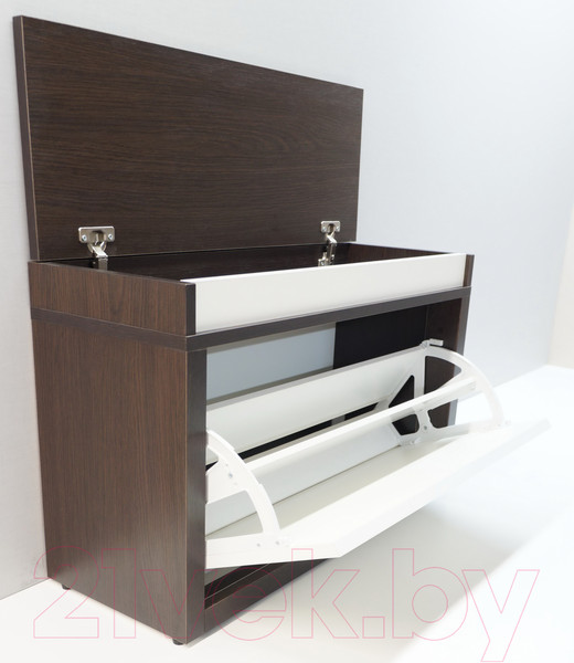 Изображение товара Тумба для обуви Элана 1к.80 (венге магия/белый)