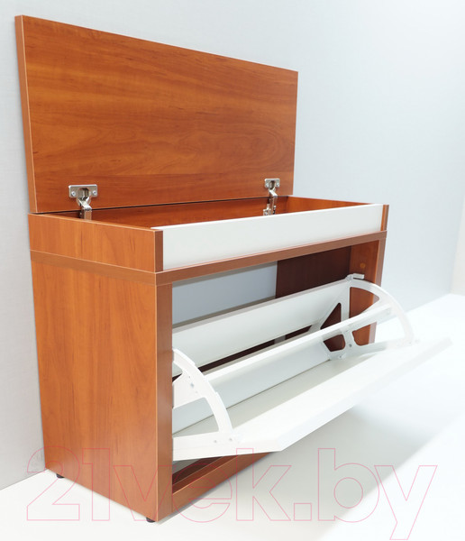 Изображение товара Тумба для обуви Элана 1к.80 (яблоня локарно/белый)