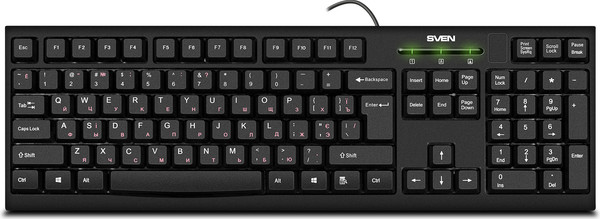 Изображение товара Клавиатура Sven KB-S300 (черный)