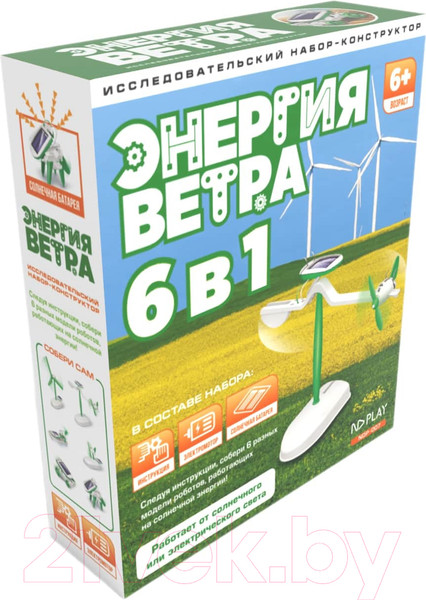 Изображение товара Конструктор ND Play Энергия ветра 6 в 1 / NDP-007