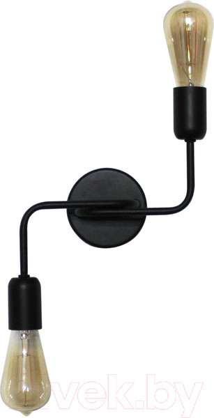 Изображение товара Бра Элетех Фрейм 221 НСБ 01-2х60-111 Е27 / 1005404234 (черный)