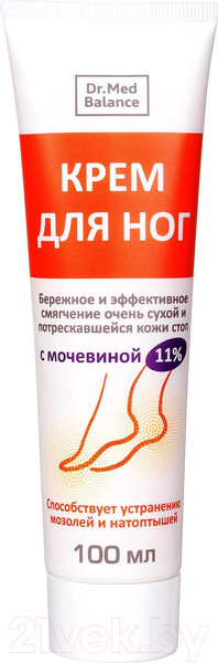 Изображение товара Крем для ног Dr.Med Balance С мочевиной 11% (100мл)