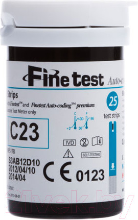 Изображение товара Глюкометр Infopia Finetest Auto-Coding Premium (+25 тест-полосок)
