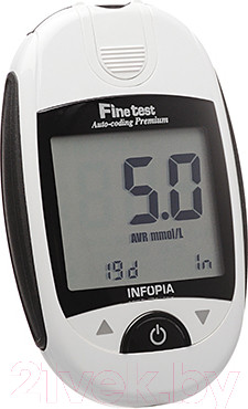 Изображение товара Глюкометр Infopia Finetest Auto-Coding Premium (+25 тест-полосок)
