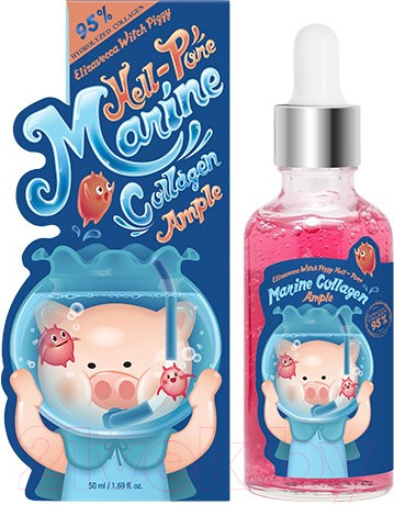 Изображение товара Сыворотка для лица Elizavecca Witch Piggy Hell-Pore Marine Collagen (50мл)