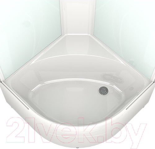 Изображение товара Душевая кабина Domani-Spa Delight 110 High / DS01D110HBT00 (черный/тонированное стекло)