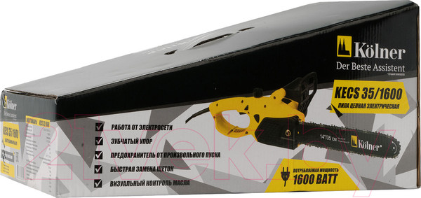 Изображение товара Электропила цепная Kolner KECS 35/1600