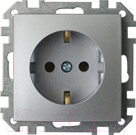 Изображение товара Розетка Bylectrica Стиль РС16-525 (серебристый)