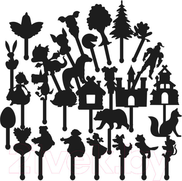 Изображение товара Кукольный театр Десятое королевство Театр теней. Театр на столе / 04030