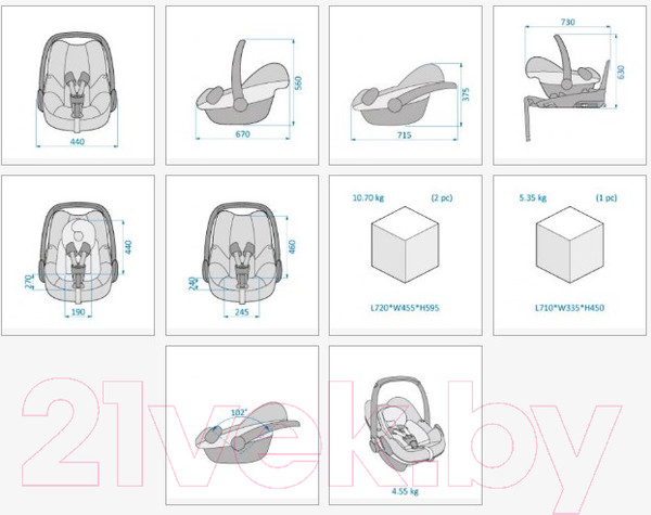 Изображение товара Автокресло Maxi-Cosi Pebble Pro (Essential Black)