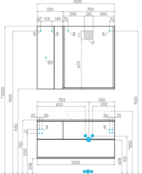Изображение товара Зеркало Акватон 1A247002TEDY0