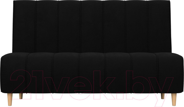 Изображение товара Скамья кухонная мягкая Лига Диванов Ральф 241 / 104144 (микровельвет, черный)