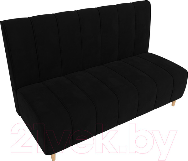 Изображение товара Скамья кухонная мягкая Лига Диванов Ральф 241 / 104144 (микровельвет, черный)