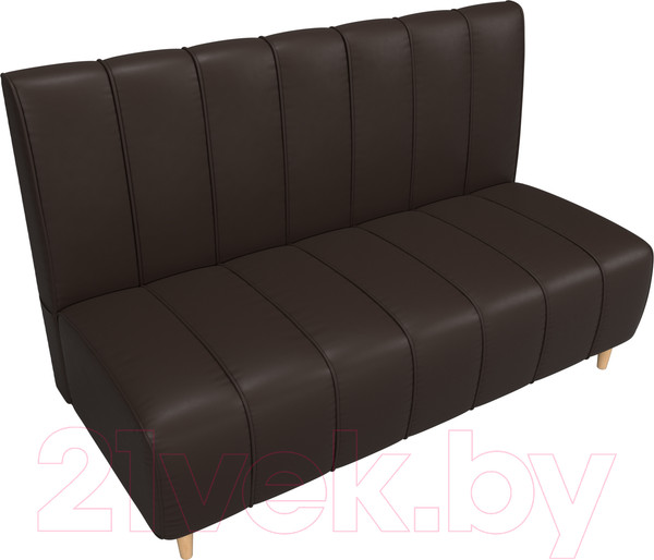 Изображение товара Скамья кухонная мягкая Лига Диванов Ральф 241 / 104150 (экокожа, коричневый)