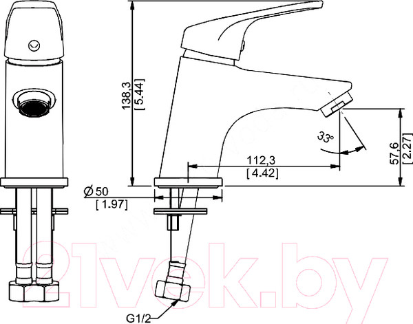 Изображение товара Смеситель Esko Palermo PE 26