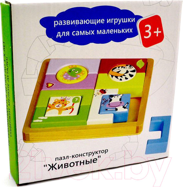 Изображение товара Развивающая игра Ningbo Рамка вкладыш. Животные / МТQ1374