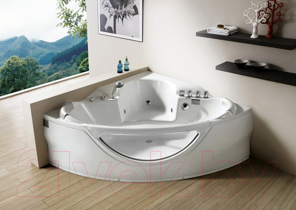 Изображение товара Ванна акриловая Gemy G9025 II B 155x155 (с гидромассажем)