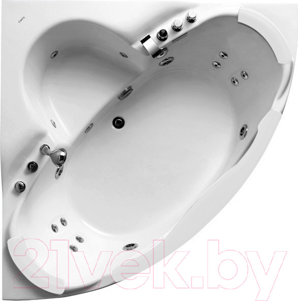 Изображение товара Ванна акриловая Gemy G9025 II B 155x155 (с гидромассажем)