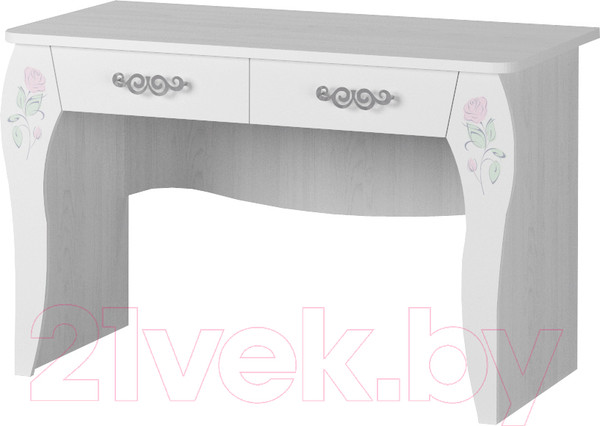 Изображение товара Письменный стол Аквилон Розалия №12.2 (лиственница белая)