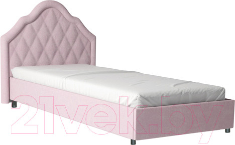 Изображение товара Односпальная кровать Аквилон Розалия №900.3М (лиственница белая/Lounge 31)