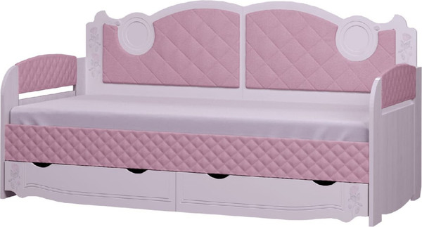 Изображение товара Кровать-тахта Аквилон Розалия №900.4 (лиственница белая)