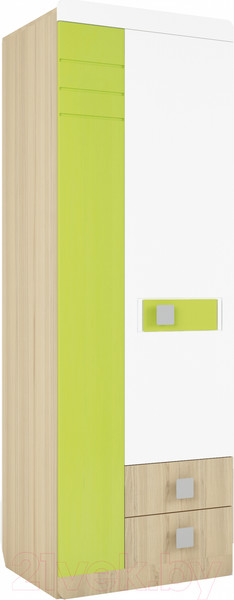 Изображение товара Шкаф Аквилон Стиль №2 (туя светлая/лайм)