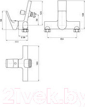Изображение товара Смеситель Esko Ontario ON 54