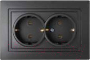 Изображение товара Розетка Bylectrica Уют РС16-348 (графит)