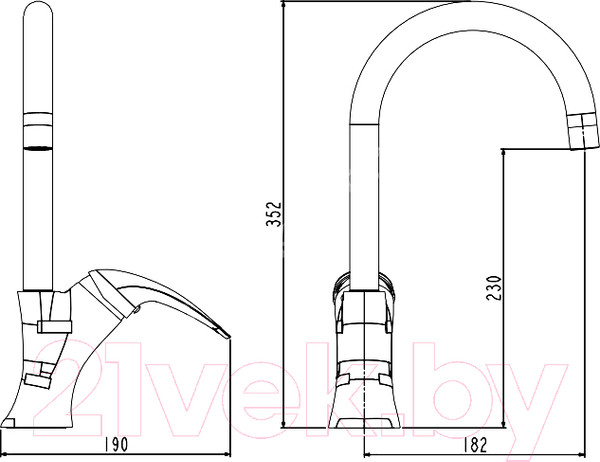 Изображение товара Смеситель Esko Tokyo TK 519