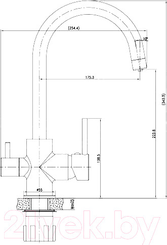 Изображение товара Смеситель Esko K22