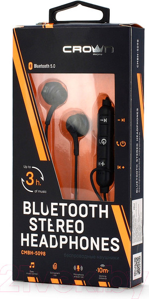Изображение товара Беспроводные наушники Crown CMBH-5098