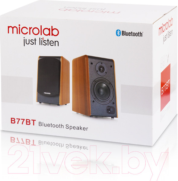 Изображение товара Мультимедиа акустика Microlab B-77BT (дерево)