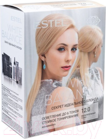 Изображение товара Крем-краска для волос Estel White Balance 12.0 (восхитительный топаз)