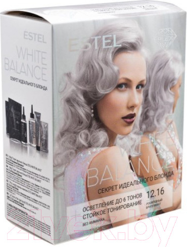 Изображение товара Крем-краска для волос Estel White Balance 12.16 роскошный бриллиант