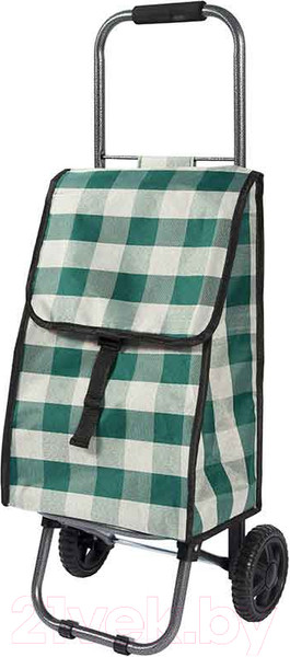 Изображение товара Сумка-тележка Рыжий кот D203 / 093581 (зеленый)