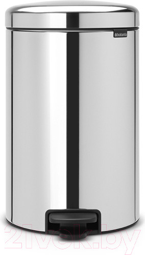 Изображение товара Мусорное ведро Brabantia Pedal Bin NewIcon / 113987 (20л, стальной полированный)