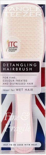 Изображение товара Расческа-массажер Tangle Teezer The Wet Detangler Fine & Fragile Pink Whisper